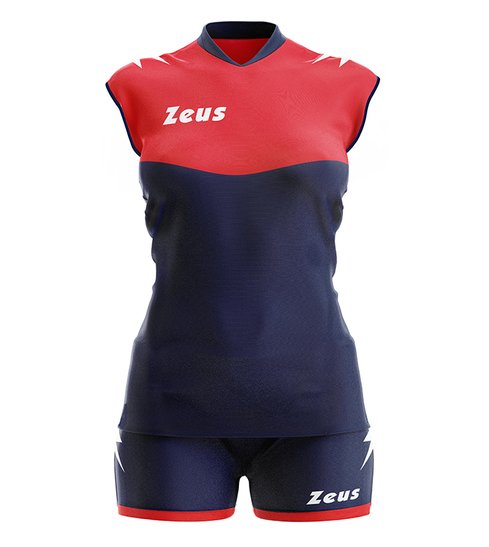 Волейбольная форма женская Zeus SARA KIT Синий/Красный